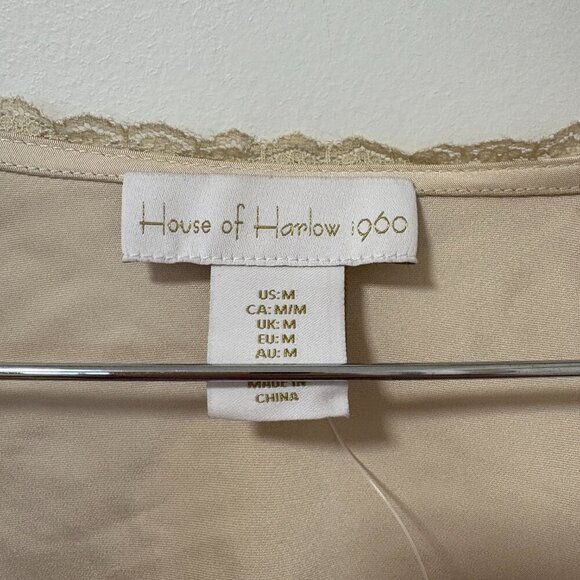 House of Harlow 1960 Cream Blouse - Picture 6 of 12